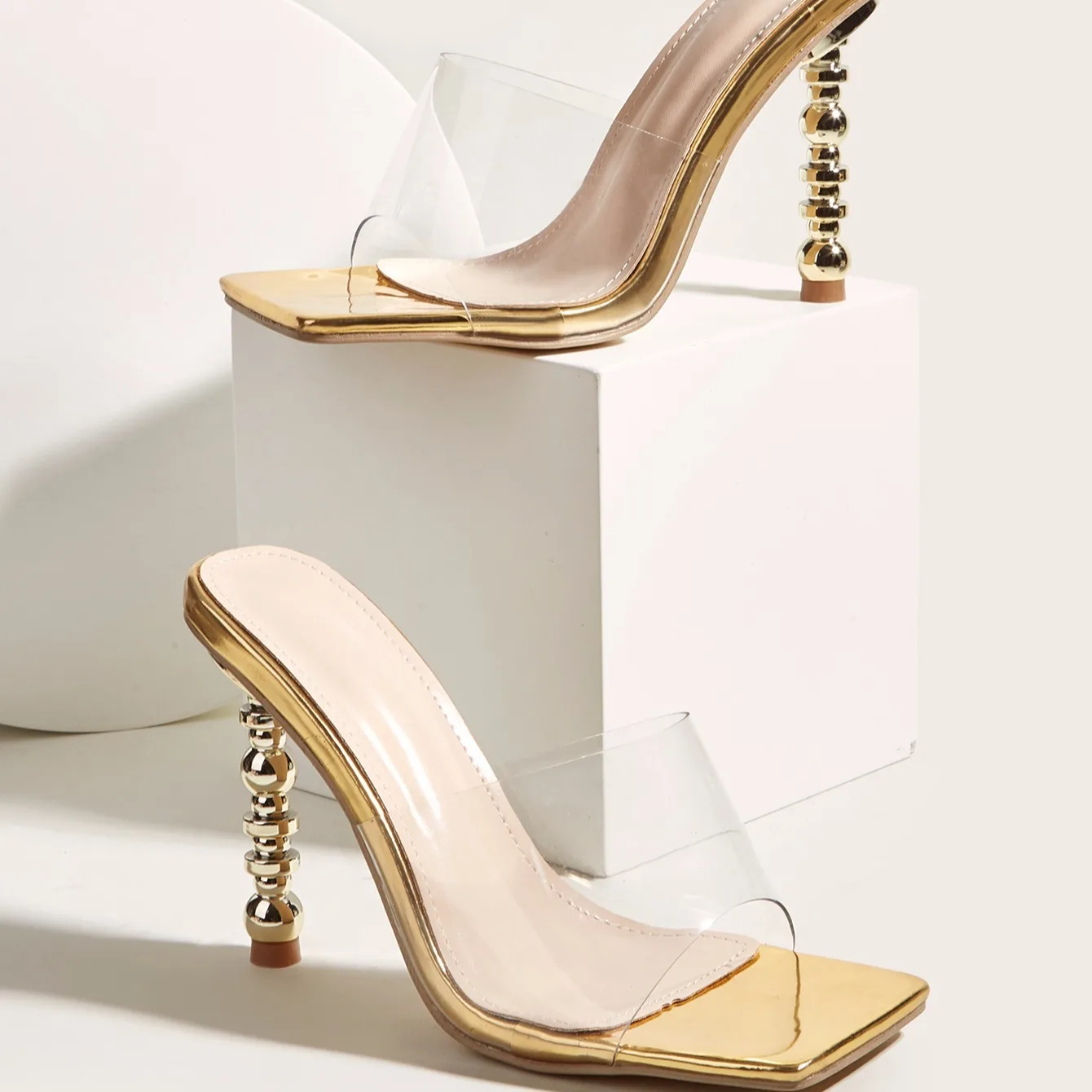 Factory Wholesale Ladies Custom Sandals Square Toe PVC Transparent Fashion Ladies Breathable High Strange Heel Sandals
Factory Wholesale Ladies Custom Sandals Square Toe PVC Transparent Fashion Ladies Breathable High Strange Heel Sandals