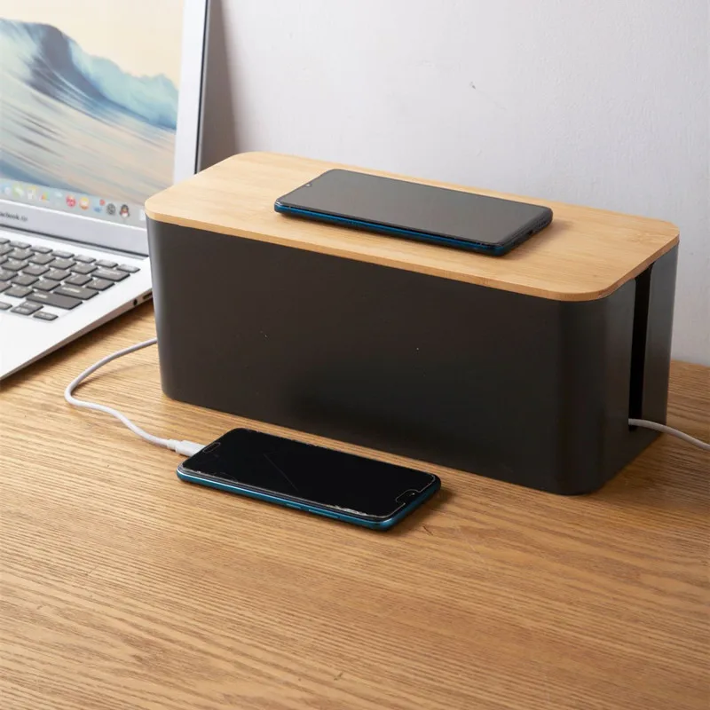 Cable Storage Box Wooden Power Line Storage Case Wire Case Home Cable Winder Organizer Dustproof Charger Socket Organizer
Cable Storage Box Wooden Power Line Storage Case Wire Case Home Cable Winder Organizer Dustproof Charger Socket Organizer