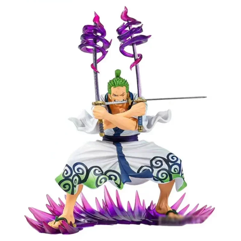 19cm One Piece Zoro Figures Wano Roronoa Zoro Three-Knife Action Figures PVC Anime Collection Model Toys Ornamen Doll Gifts
19cm One Piece Zoro Figures Wano Roronoa Zoro Three-Knife Action Figures PVC Anime Collection Model Toys Ornamen Doll Gifts