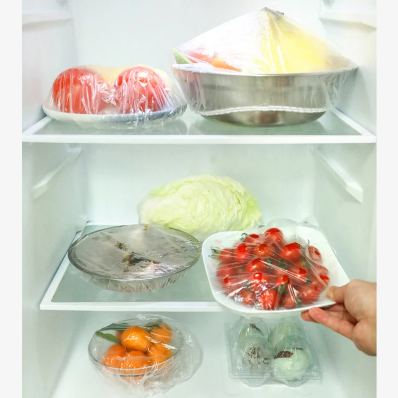 100pcs Disposable Food Cover Plastic Wrap Elastic Food Lids For Fruit Bowls Cups Caps Storage Kitchen Fresh Keeping Saver Bag
100pcs Disposable Food Cover Plastic Wrap Elastic Food Lids For Fruit Bowls Cups Caps Storage Kitchen Fresh Keeping Saver Bag