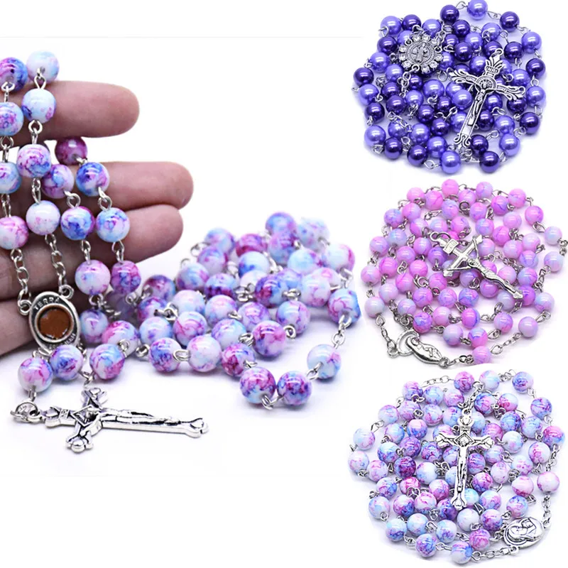 Catholic Porcelain Rosary Prayer Necklace Mary Blessing Rosary Prayer Necklace Porcelain Cross Shaped Beads Rosary Pendent
Catholic Porcelain Rosary Prayer Necklace Mary Blessing Rosary Prayer Necklace Porcelain Cross Shaped Beads Rosary Pendent