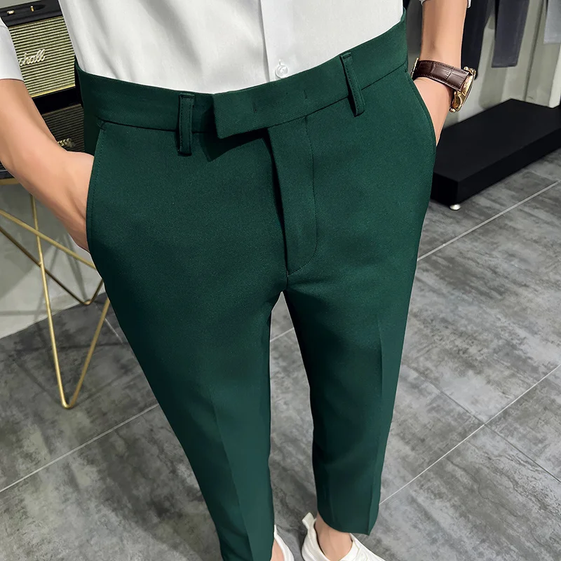 2022 Men Summer Business Formal Pant Solid Casual Korean Slim Fit Suit Pants Mens Wedding Social Office Trousers Plus Size 29-38
2022 Men Summer Business Formal Pant Solid Casual Korean Slim Fit Suit Pants Mens Wedding Social Office Trousers Plus Size 29-38