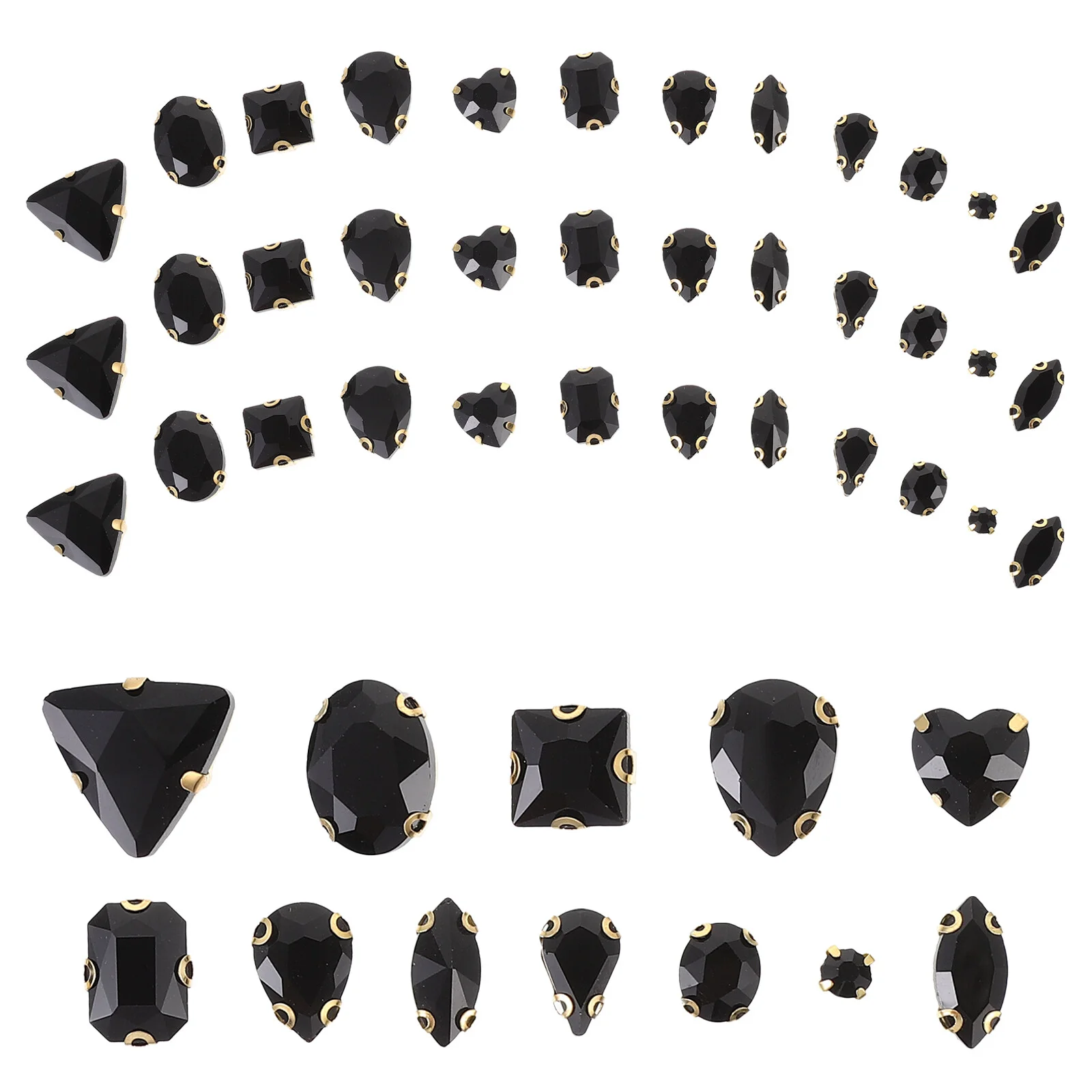 130 Pcs Crafts Rhinestone Decorations Decorations Small Sew Accessories Glass Clothes Ornaments Claws
130 Pcs Crafts Rhinestone Decorations Decorations Small Sew Accessories Glass Clothes Ornaments Claws