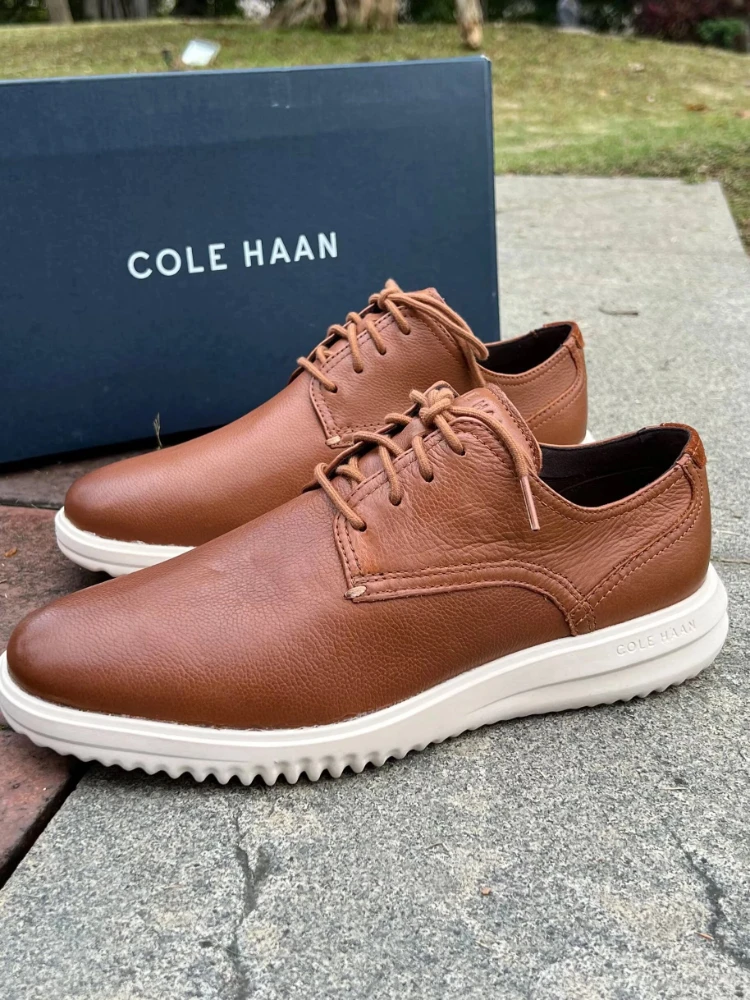 

Cole Haan Men's Shoes Business Casual Shoes Lightweight Genuine Leather Shoes Masculino Cowhide Commuter Shoes