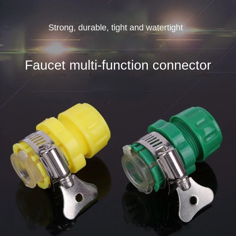 Garden Irrigation Faucet Connector 4-6 Points Universal Multi-functional Quick High Pressure Washing Gun Connect Water Pipe Hose
Garden Irrigation Faucet Connector 4-6 Points Universal Multi-functional Quick High Pressure Washing Gun Connect Water Pipe Hose