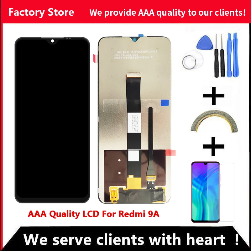ЖК-дисплей с рамкой для Xiaomi Redmi 9A, сменный ЖК-экран для Redmi 9A, дигитайзер в сборе, качество AAA
ЖК-дисплей с рамкой для Xiaomi Redmi 9A, сменный ЖК-экран для Redmi 9A, дигитайзер в сборе, качество AAA
