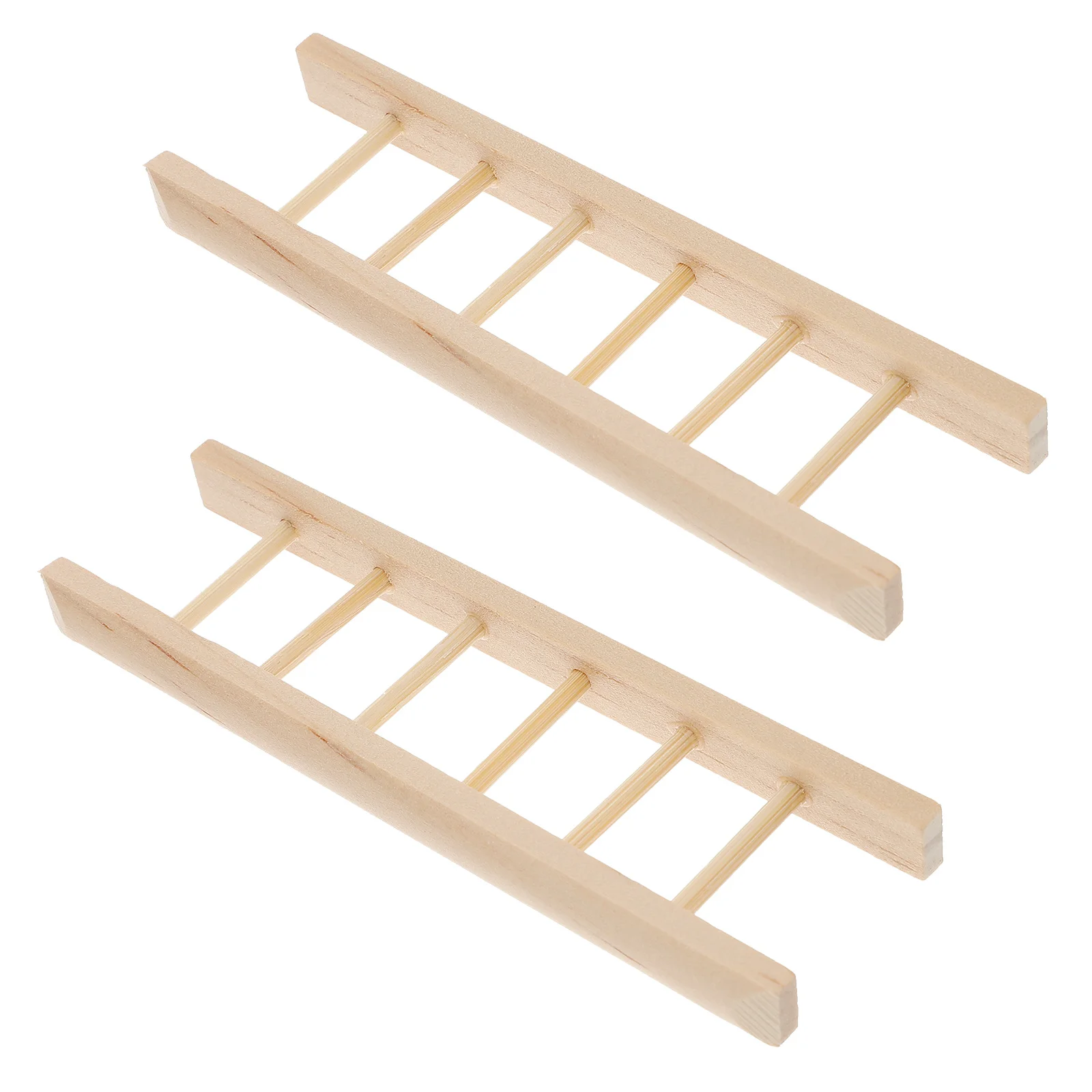 2 Pcs Mini Ladder Toy Micro-landscape Adornment Decorative Ladders Model Scene Wood Dollhouse
2 Pcs Mini Ladder Toy Micro-landscape Adornment Decorative Ladders Model Scene Wood Dollhouse