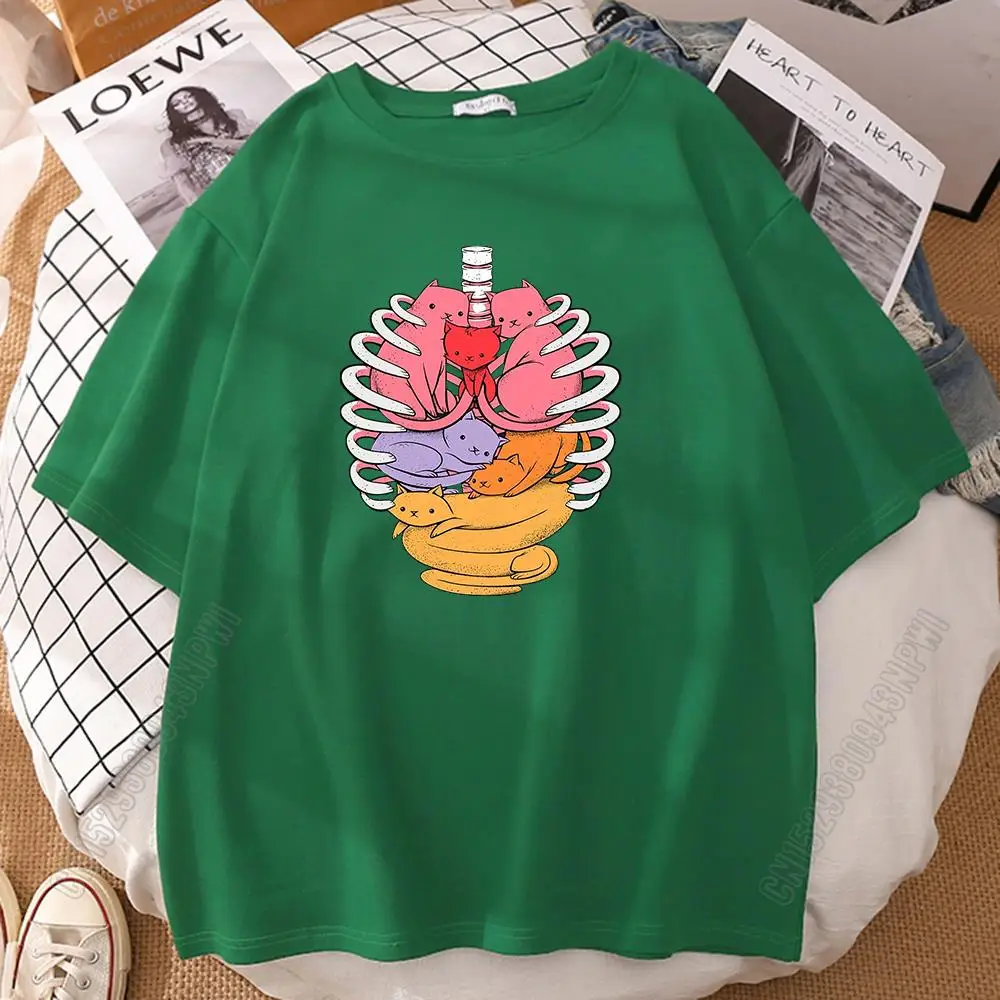 Creativity Cartoons Cute Cats Print Men's T Shirt Creativity Tops 100% Cotton Loose T-Shirts Street Casual T-Shirt Mens
Creativity Cartoons Cute Cats Print Men's T Shirt Creativity Tops 100% Cotton Loose T-Shirts Street Casual T-Shirt Mens