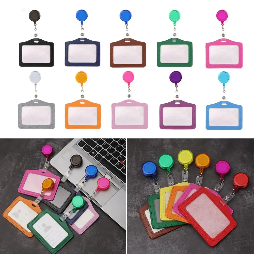 12 Colors Worker Identity Tag Leather with Retractable Reel ID Card Holder Badge Case Protective Shell
12 Colors Worker Identity Tag Leather with Retractable Reel ID Card Holder Badge Case Protective Shell