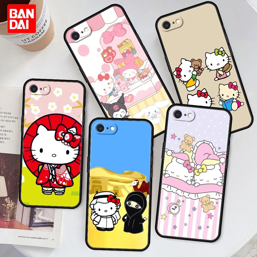 Hello Kitty Pattern Case for iPhone 6 6s 7 8 X XR XS XS Max SE 2020 Plus 6plus 7plus 8plus Luxury Silicone Black Funda Cover Bag
Hello Kitty Pattern Case for iPhone 6 6s 7 8 X XR XS XS Max SE 2020 Plus 6plus 7plus 8plus Luxury Silicone Black Funda Cover Bag