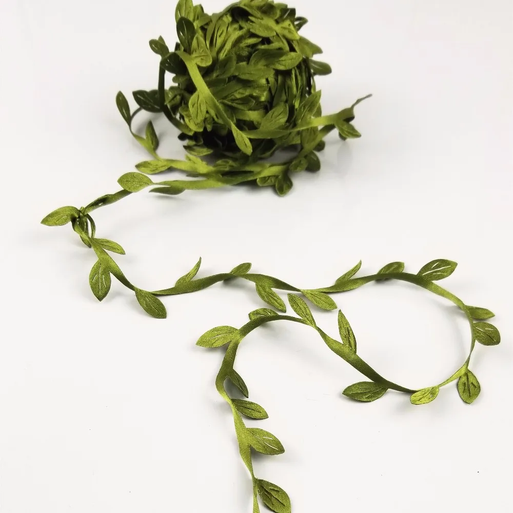 Wholesale 5M Green Leaves Rope Ribbon Vintage Rustic Wedding Party Home Fabric Woven Decorative Gift Packing String
Wholesale 5M Green Leaves Rope Ribbon Vintage Rustic Wedding Party Home Fabric Woven Decorative Gift Packing String