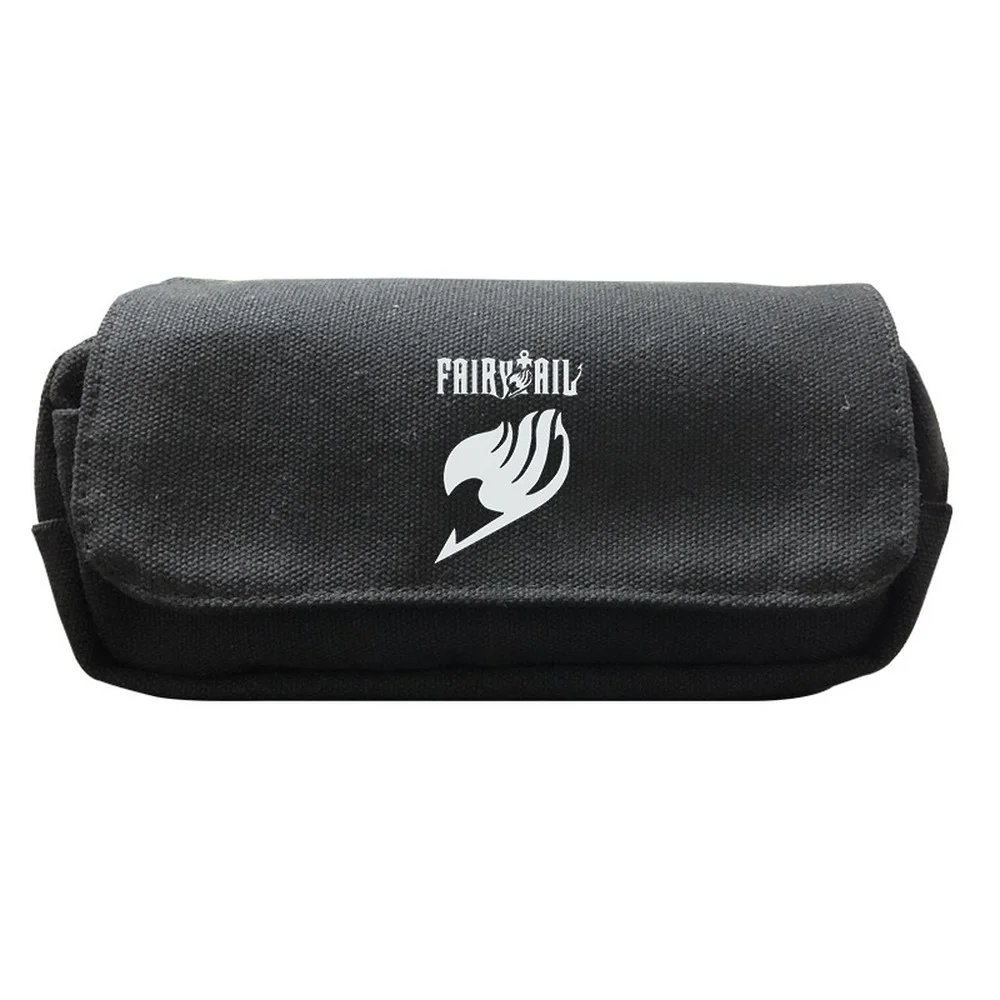 Anime FAIRY TAIL Black Canvas Pencil Bag Printing Student Double-zipped Make-up Bag
Anime FAIRY TAIL Black Canvas Pencil Bag Printing Student Double-zipped Make-up Bag
