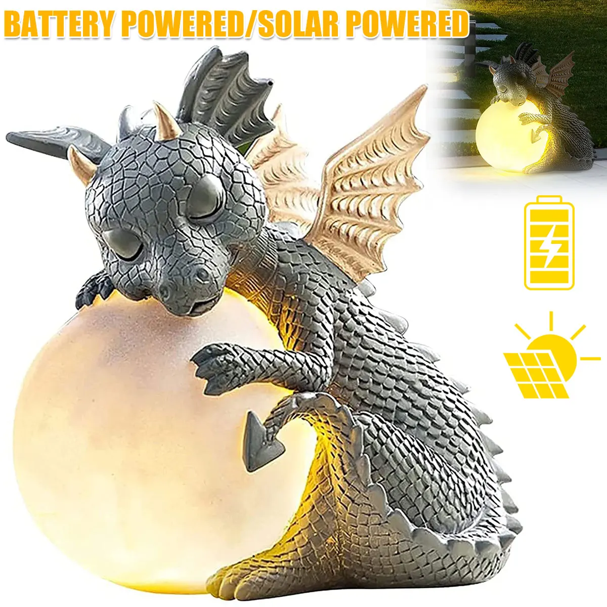 Dragon Statue Night Light Baby Dragon Sleep Sculpture Adorable Resin Small Dragon Figurine LED Bedside Light Kids Xmas Gifts
Dragon Statue Night Light Baby Dragon Sleep Sculpture Adorable Resin Small Dragon Figurine LED Bedside Light Kids Xmas Gifts