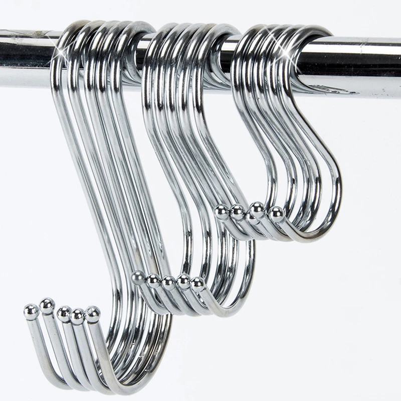 1 PC Clothing Store Kitchen Supermarket Bathroom Multipurpose S Hooks Metal Home Storage Organization S/M/L
1 PC Clothing Store Kitchen Supermarket Bathroom Multipurpose S Hooks Metal Home Storage Organization S/M/L