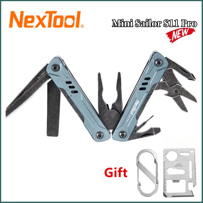 NexTool Mini Sailor S11 Pro 12-в-1 плоскогубцы
NexTool Mini Sailor S11 Pro 12-в-1 плоскогубцы