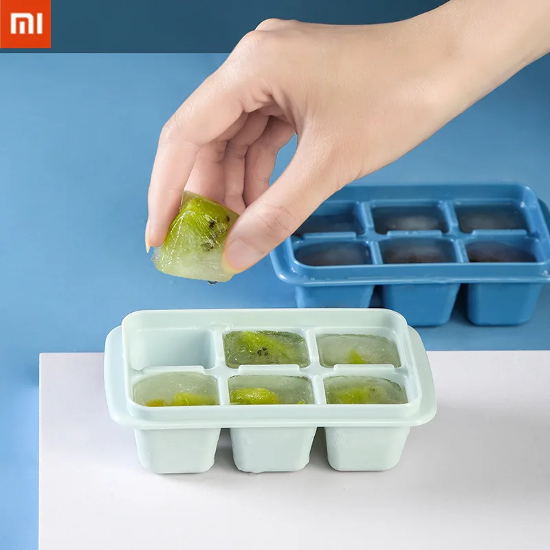 Xiaomi Ice Cube Chocolate Mould Making Popsicle Ice Cream Six Cubes Ice Cube Trays with Removable Lids Ice Dessert Kitchen Tool
Xiaomi Ice Cube Chocolate Mould Making Popsicle Ice Cream Six Cubes Ice Cube Trays with Removable Lids Ice Dessert Kitchen Tool