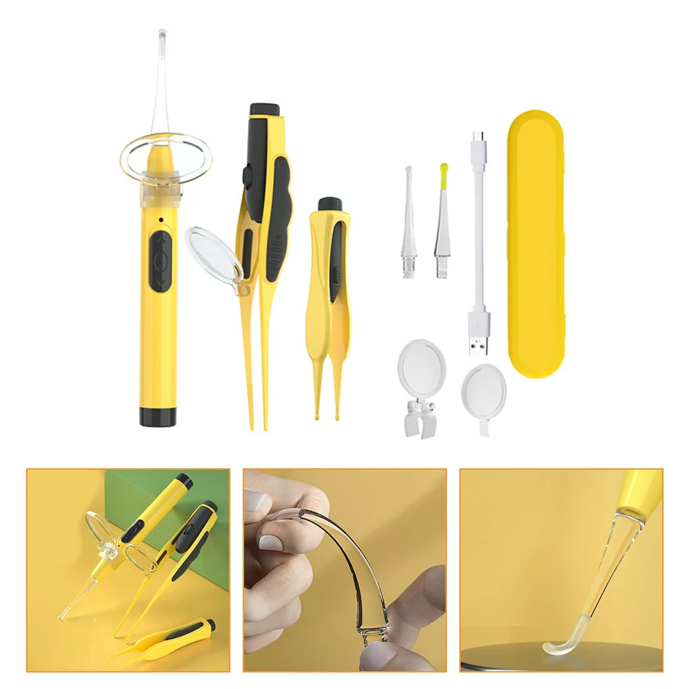 Camera Kit Cleaning Spoon Magnifier Stainless Steel Tweezers Dig Earwax Helper Assistor
Camera Kit Cleaning Spoon Magnifier Stainless Steel Tweezers Dig Earwax Helper Assistor