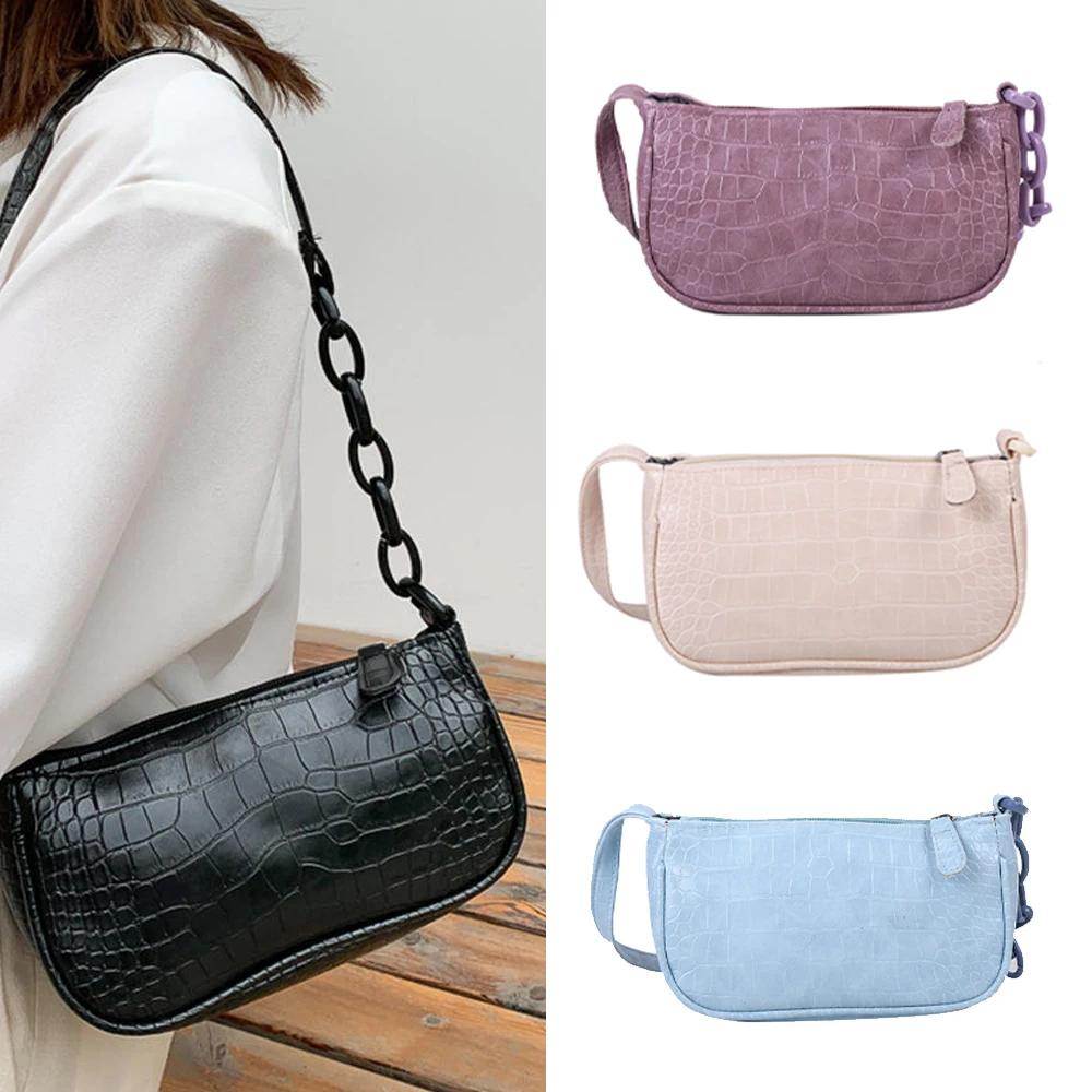 Women'S Fashion Chain Handbags Retro Casual Solid Color Pu Leather Totes Shoulder Underarm Bag Exquisite Shopping Bags 2023 New
Women'S Fashion Chain Handbags Retro Casual Solid Color Pu Leather Totes Shoulder Underarm Bag Exquisite Shopping Bags 2023 New