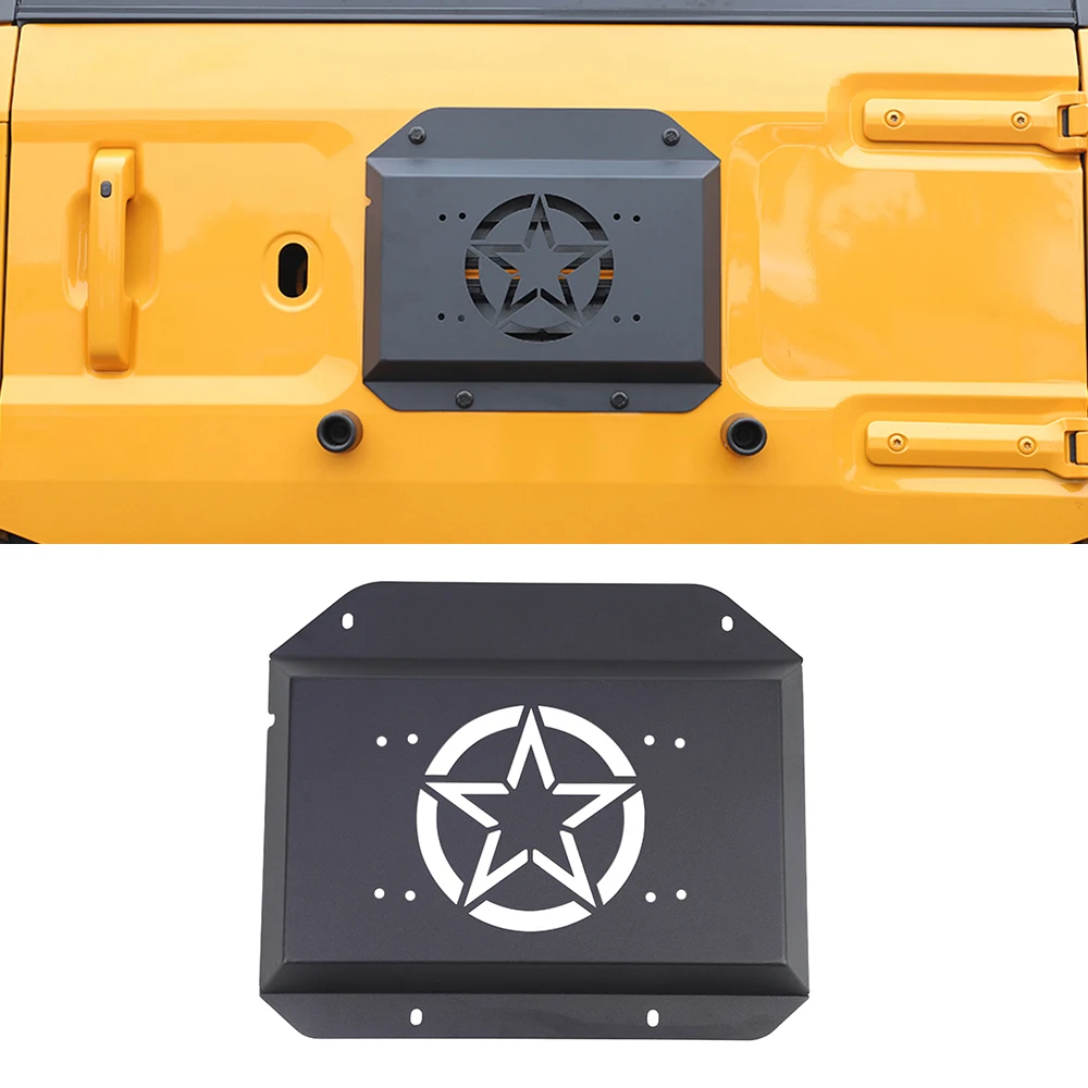 Spare Tire Carrier Delete Filler Plate Tailgate Vent Cover for Ford Bronco 2021 2022 2023 Car Exterior Accessories Metal Black
Spare Tire Carrier Delete Filler Plate Tailgate Vent Cover for Ford Bronco 2021 2022 2023 Car Exterior Accessories Metal Black