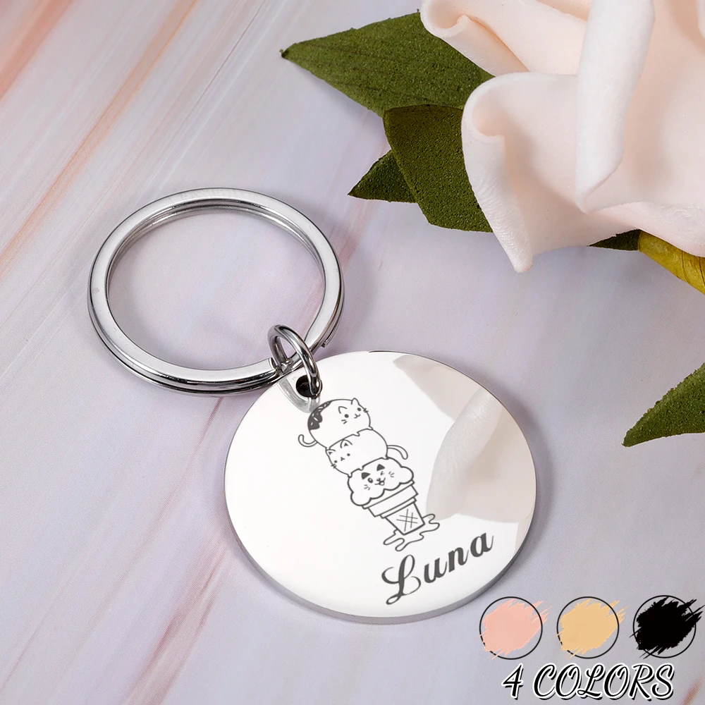 Customized Cat ID Name Tag Accessories Cats ID Tag Collars Shiny Steel Pet ID Tags for Kitten Pet Engraved Collar Wholesale
Customized Cat ID Name Tag Accessories Cats ID Tag Collars Shiny Steel Pet ID Tags for Kitten Pet Engraved Collar Wholesale