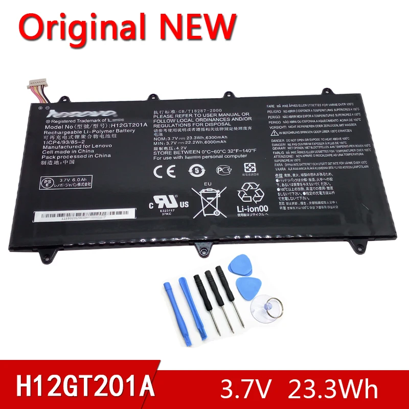 H12GT201A NEW Original Battery For Lenovo IdeaPad A2109 A2109A A2109-F 3.7V 23.3Wh
H12GT201A NEW Original Battery For Lenovo IdeaPad A2109 A2109A A2109-F 3.7V 23.3Wh