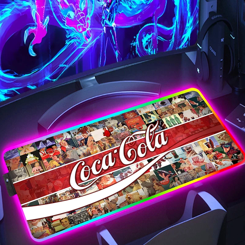 Mouse Pad With Backlight Xxl Large RGB Keyboard Cocas Cola Gaming Desk Pc Accessories Mousepad Backlit Anime Gamer Protector Mat
Mouse Pad With Backlight Xxl Large RGB Keyboard Cocas Cola Gaming Desk Pc Accessories Mousepad Backlit Anime Gamer Protector Mat