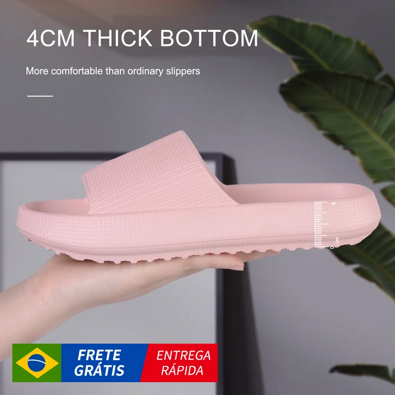 Men Women Thick Platform Home Slippers Fashion Non-slip EVA Bathroom Slides Woman Sandals 2022 Summer Soft Flip Flops
Men Women Thick Platform Home Slippers Fashion Non-slip EVA Bathroom Slides Woman Sandals 2022 Summer Soft Flip Flops