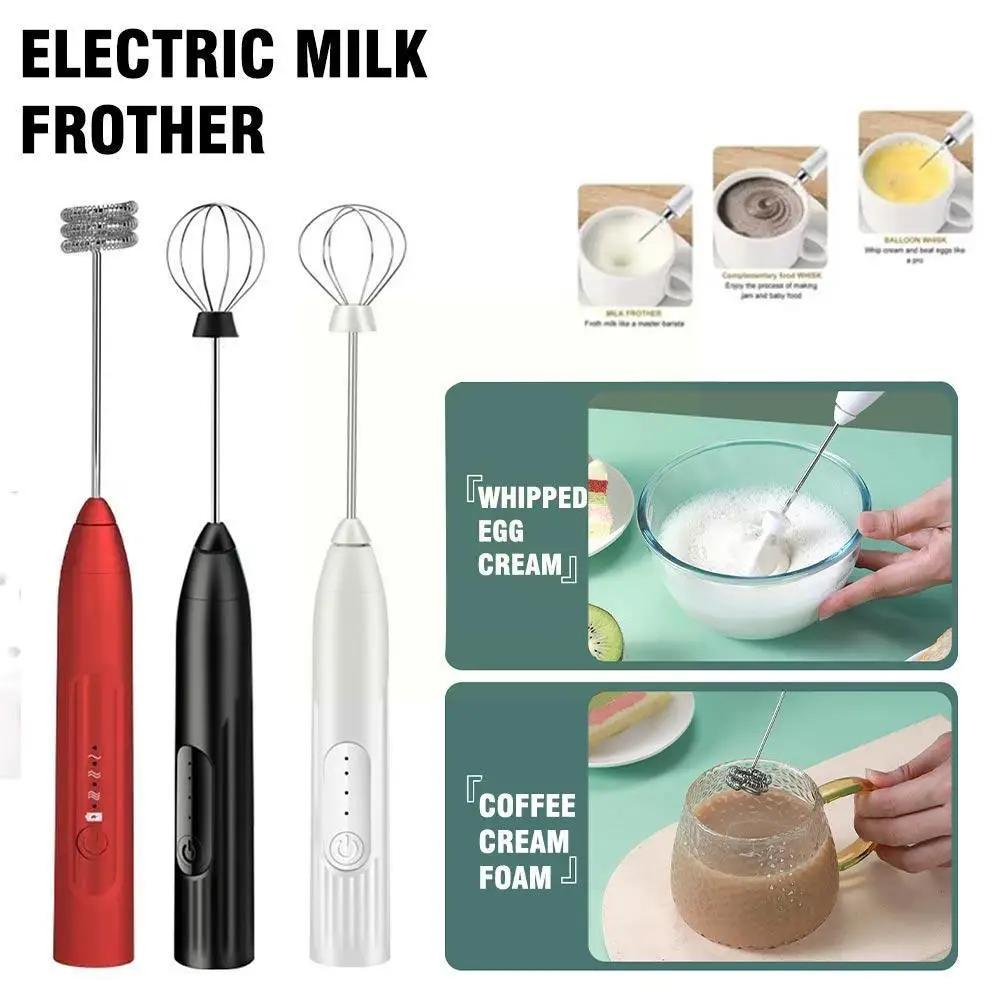 New Electric Milk Foamer Egg Beater USB Rechargeable Shaker Milk Frother Tools Whisk Kitchen Coffee Whisk Mixer Handheld Fo R0C8
New Electric Milk Foamer Egg Beater USB Rechargeable Shaker Milk Frother Tools Whisk Kitchen Coffee Whisk Mixer Handheld Fo R0C8