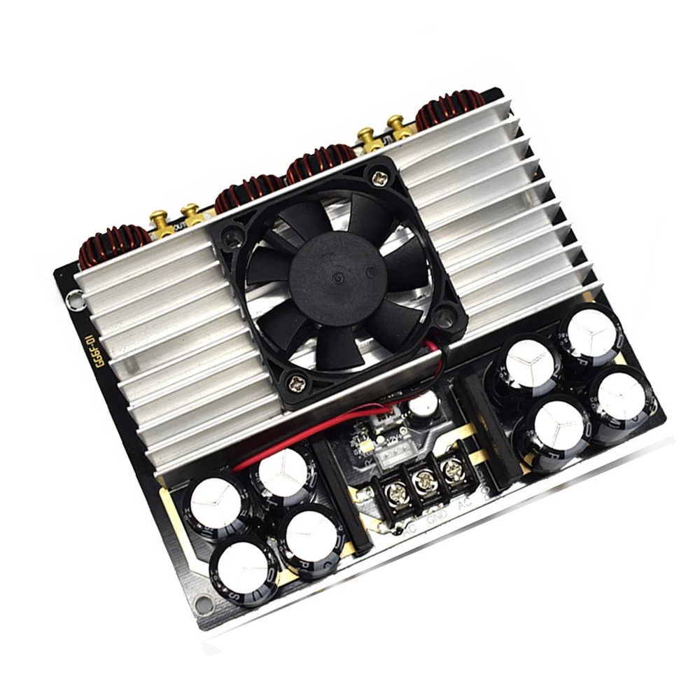 TDA8954TH Digital Audio Amplifier Board Dual-core 420W+420W with Fan Hifi Two-channel Amplificador AC24V
TDA8954TH Digital Audio Amplifier Board Dual-core 420W+420W with Fan Hifi Two-channel Amplificador AC24V