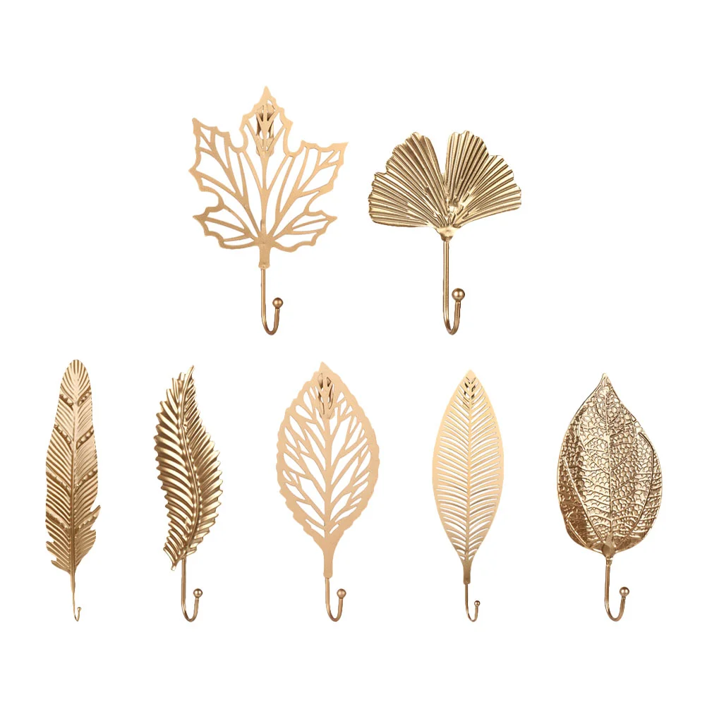 Hooks Wall Hook Coat Decorative Key Towel Holder Leaf Bathroom Hanging Hanger Iron Metal Gold Vintage Entryway Purse Ginkgo Hats 
Hooks Wall Hook Coat Decorative Key Towel Holder Leaf Bathroom Hanging Hanger Iron Metal Gold Vintage Entryway Purse Ginkgo Hats