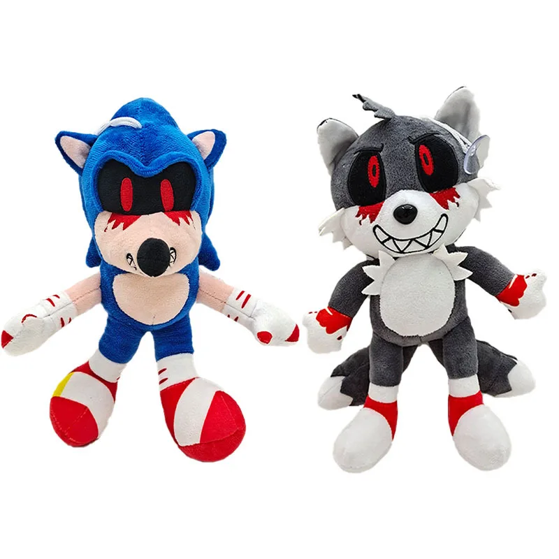 

30cm 2 Styles Creative Anime Cartoon Sonic The Hedgehog Stuffed Plush Dolls Soft Stuffed Doll Pendant Toys Kids Xmas Gifts