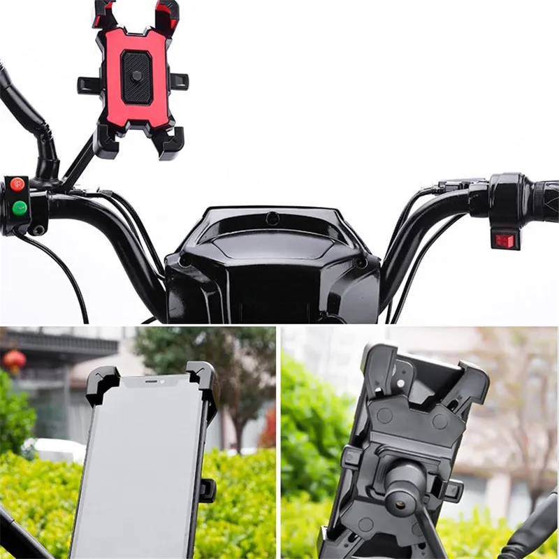 Black Motorbike Handlebar Support Motorcycle Phone Holder Anti Vibration Modification Accessories Scooter Mobile Stand Universal
Black Motorbike Handlebar Support Motorcycle Phone Holder Anti Vibration Modification Accessories Scooter Mobile Stand Universal