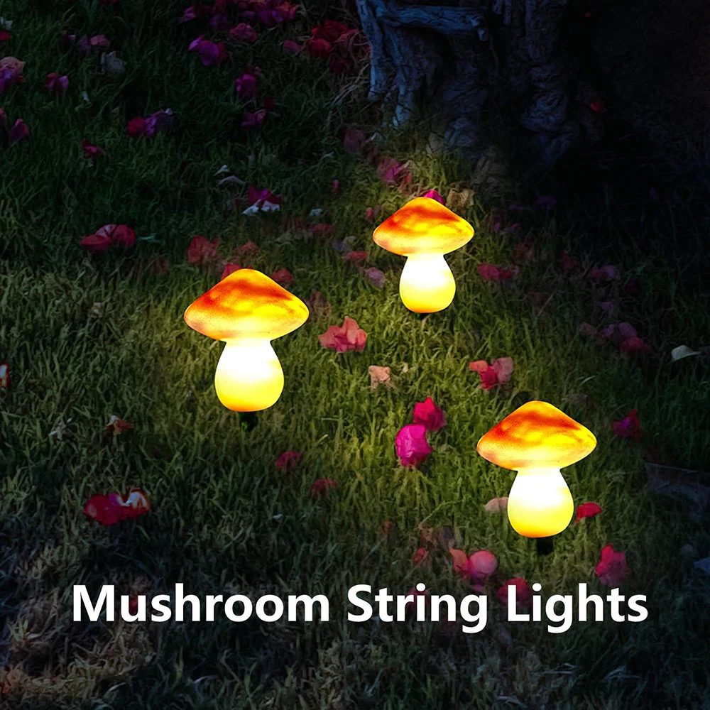 Solar Mushroom Lamp Ground Plug Outdoor Waterproof For Garden Courtyard Decor Easy Install Resin IP65 Waterproof JS22
Solar Mushroom Lamp Ground Plug Outdoor Waterproof For Garden Courtyard Decor Easy Install Resin IP65 Waterproof JS22
