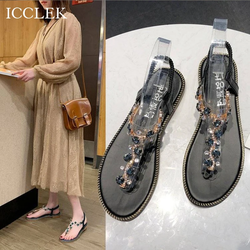 2022 New Brand Luxury Rhinestone Sandals Women Summer Crystal Shoes Sexy Black Platform Light Breathable Party Wedding Shoes
2022 New Brand Luxury Rhinestone Sandals Women Summer Crystal Shoes Sexy Black Platform Light Breathable Party Wedding Shoes