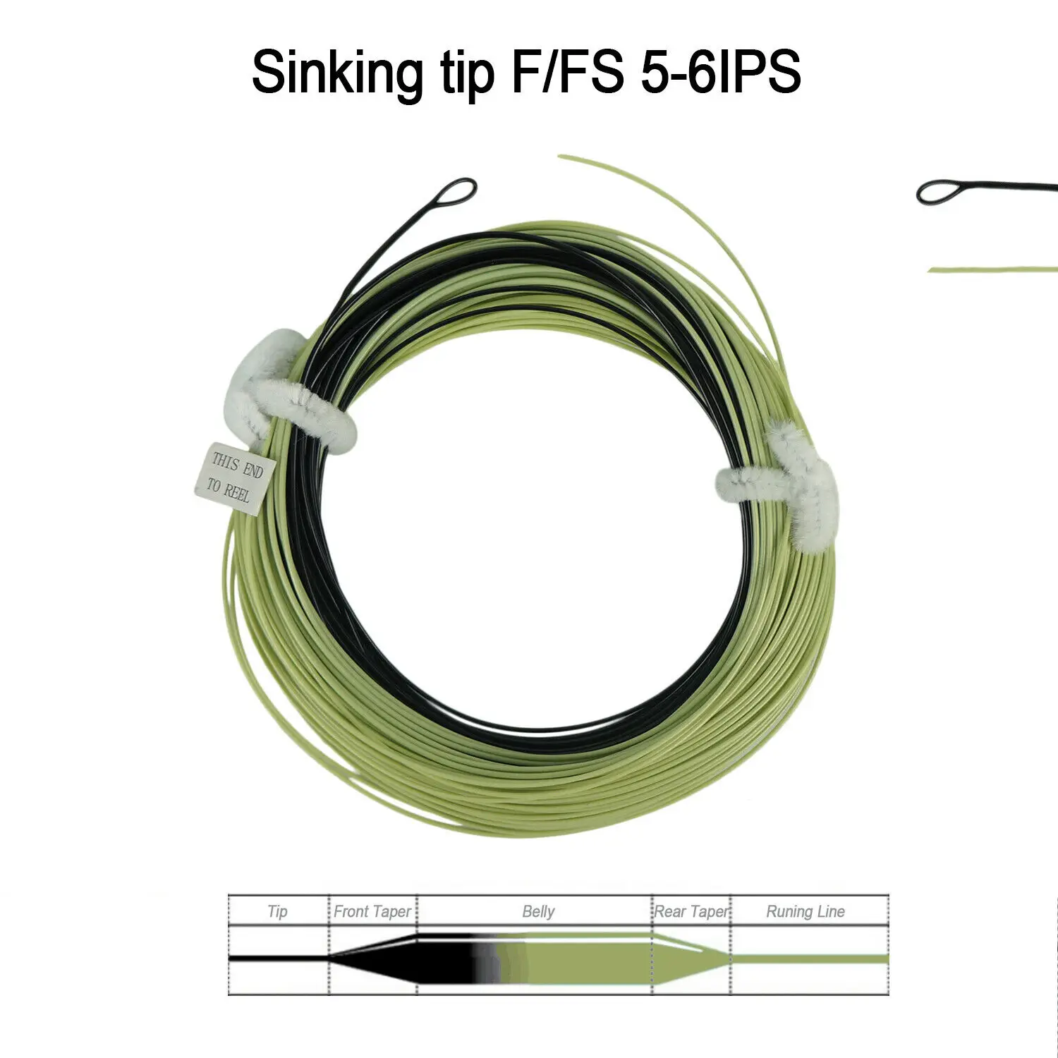 Aventik Sinking Tip Fly Fishing Line Fast Sinking Line With Welded Loop IPS 5-6 L
Aventik Sinking Tip Fly Fishing Line Fast Sinking Line With Welded Loop IPS 5-6 L