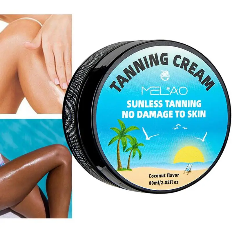 

Summer Skin Self Tanning Cream Sunless Self Tanner For Face Arms Body Natural Glow Body Bronzer Aloe Repair Gel Bronzing Lotion