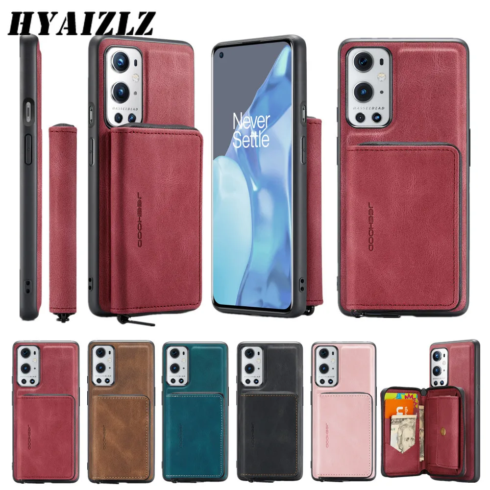 Magnetic Card Pocket Phone Case for OnePlus 9 Pro Detachable Zipper Wallet Leather Bag Nord 2 N200 5G Back Cover Shockproof
Magnetic Card Pocket Phone Case for OnePlus 9 Pro Detachable Zipper Wallet Leather Bag Nord 2 N200 5G Back Cover Shockproof