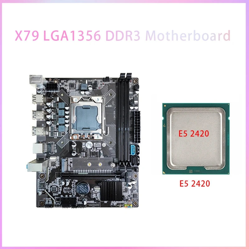 X79 PC игровая материнская плата с процессором E5 2420 LGA1356 2XDDR 3 память ECC REG слот M.2 NVME SATA3.0 десктопная материнская плата
X79 PC игровая материнская плата с процессором E5 2420 LGA1356 2XDDR 3 память ECC REG слот M.2 NVME SATA3.0 десктопная материнская плата