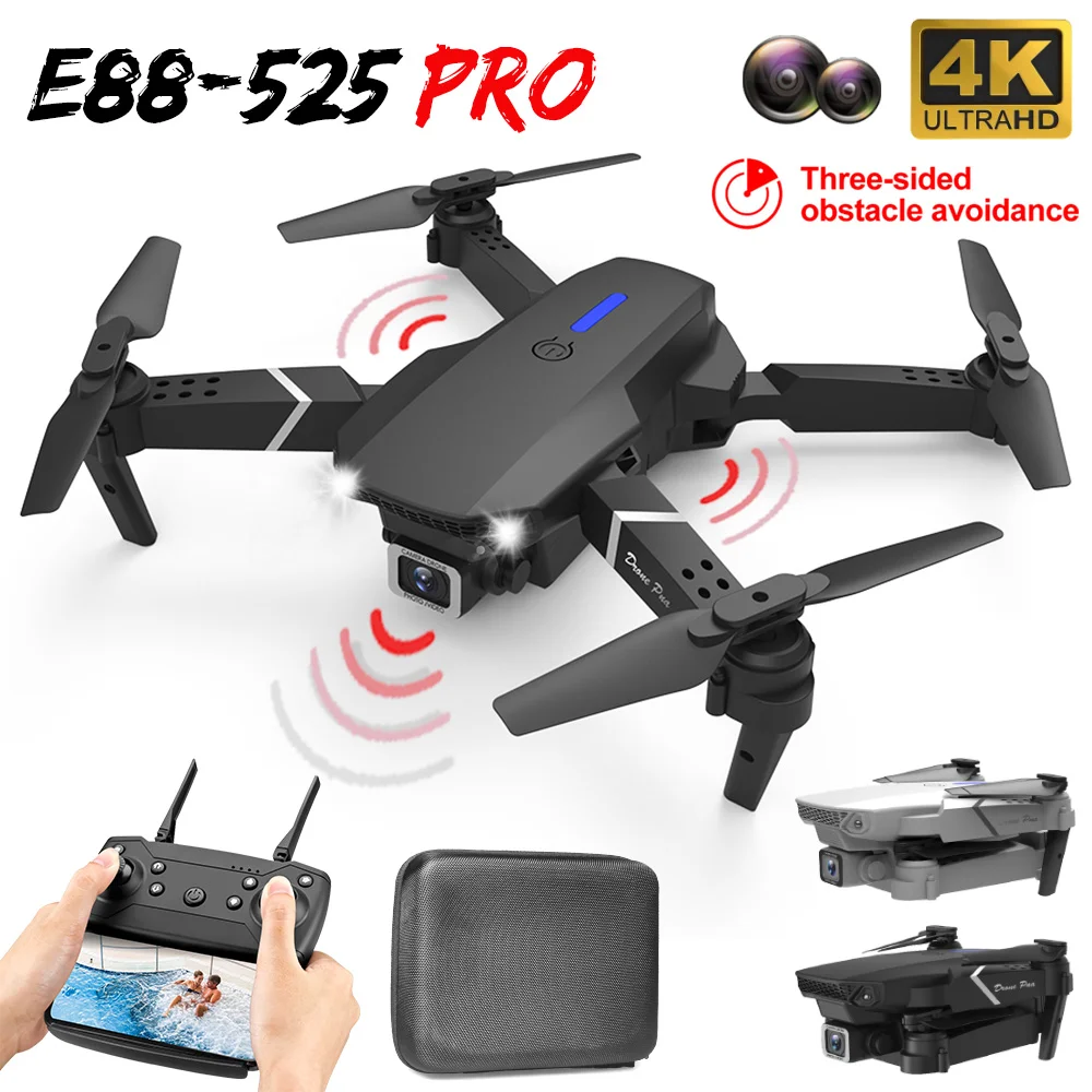 

E88 Drone HD 4K Dual Camera 5G WiFi FPV Aerial Photography Optical Flow Position Height Hold Helicopter Foldable RC Quadcopter