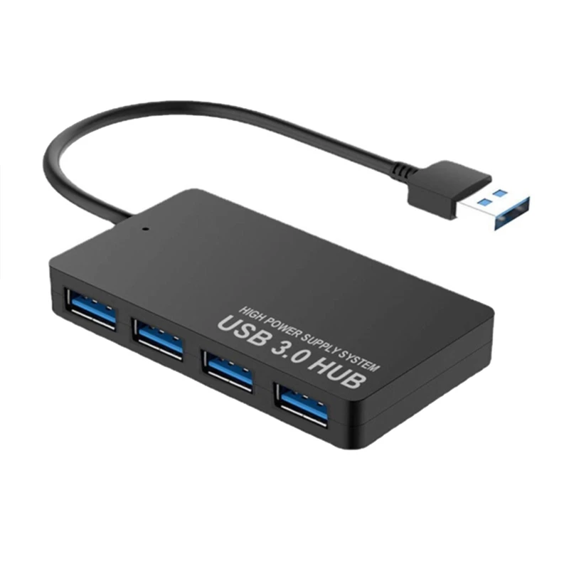 USB Hub, 4-Port Ultra-Slim USB 3.0 Hub Portable Adapter High Speed Expansion Multi USB Hub Splitter Lead Adapter Cable
USB Hub, 4-Port Ultra-Slim USB 3.0 Hub Portable Adapter High Speed Expansion Multi USB Hub Splitter Lead Adapter Cable