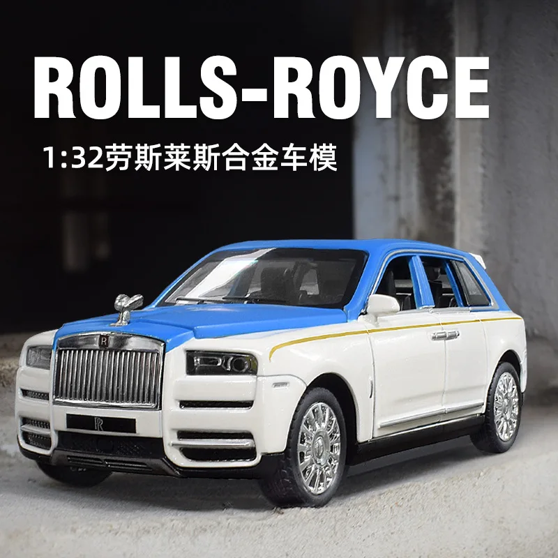 1:32 Rolls Royce Cullinan High Simulation Diecast Metal Alloy Model car Sound Light Pull Back Collection Kids Toy Gifts
1:32 Rolls Royce Cullinan High Simulation Diecast Metal Alloy Model car Sound Light Pull Back Collection Kids Toy Gifts