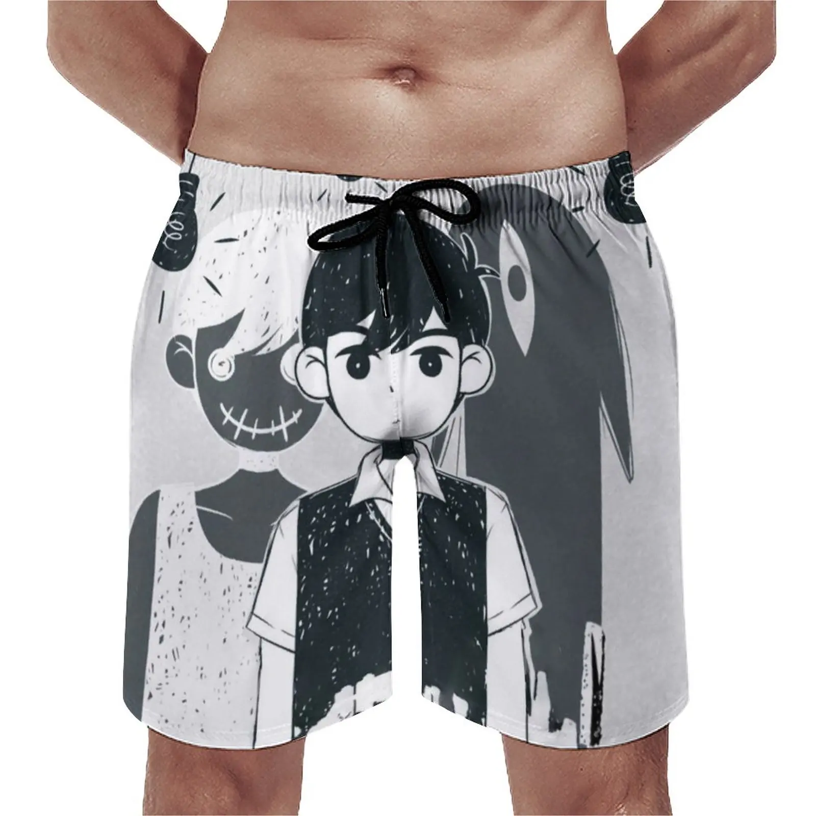 OMORI Open The Door Board Shorts Video Game Board Short Pants High Quality Males Pattern Printed Swimming Trunks Plus Size 3XL
OMORI Open The Door Board Shorts Video Game Board Short Pants High Quality Males Pattern Printed Swimming Trunks Plus Size 3XL