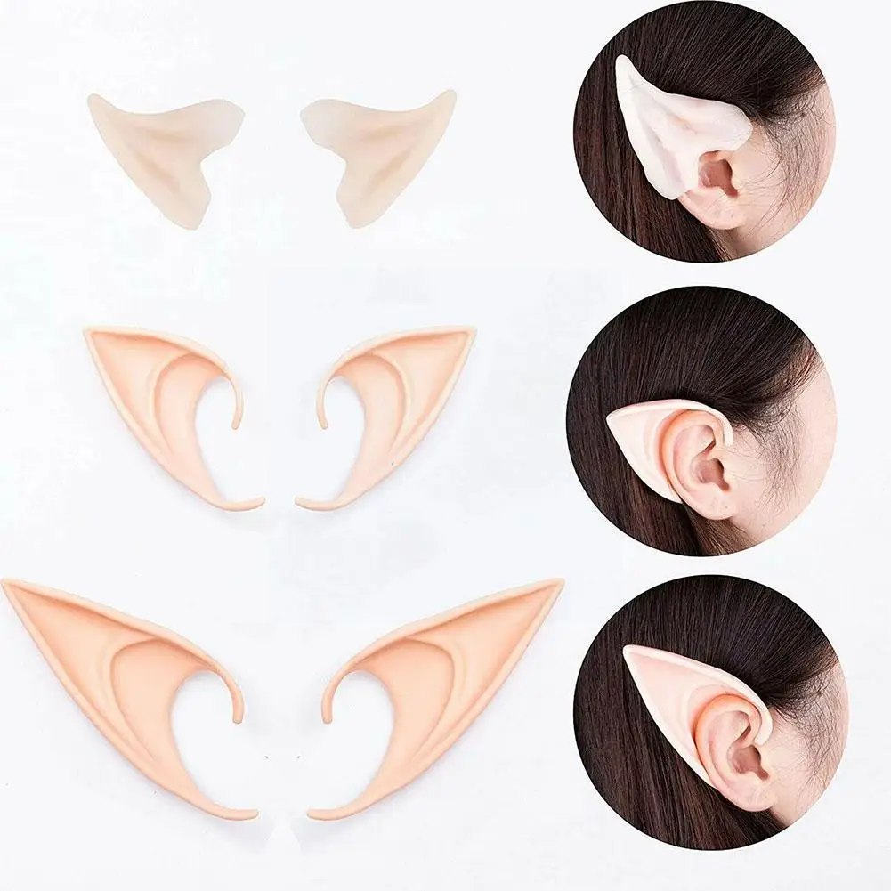 Elf Ears Fairy Cosplay Accessories Halloween Christmas Props Ears Soft False Pointed Party Halloween Costume Tips Latex U7c8
Elf Ears Fairy Cosplay Accessories Halloween Christmas Props Ears Soft False Pointed Party Halloween Costume Tips Latex U7c8
