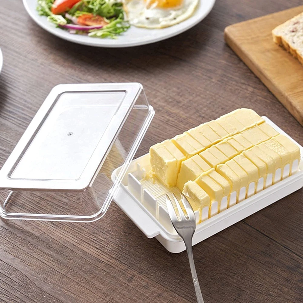 Butter Box Cheese Storage Box Refrigerator Slice Uniform Design With Transparent Lid Butter Cut Classic Design
Butter Box Cheese Storage Box Refrigerator Slice Uniform Design With Transparent Lid Butter Cut Classic Design