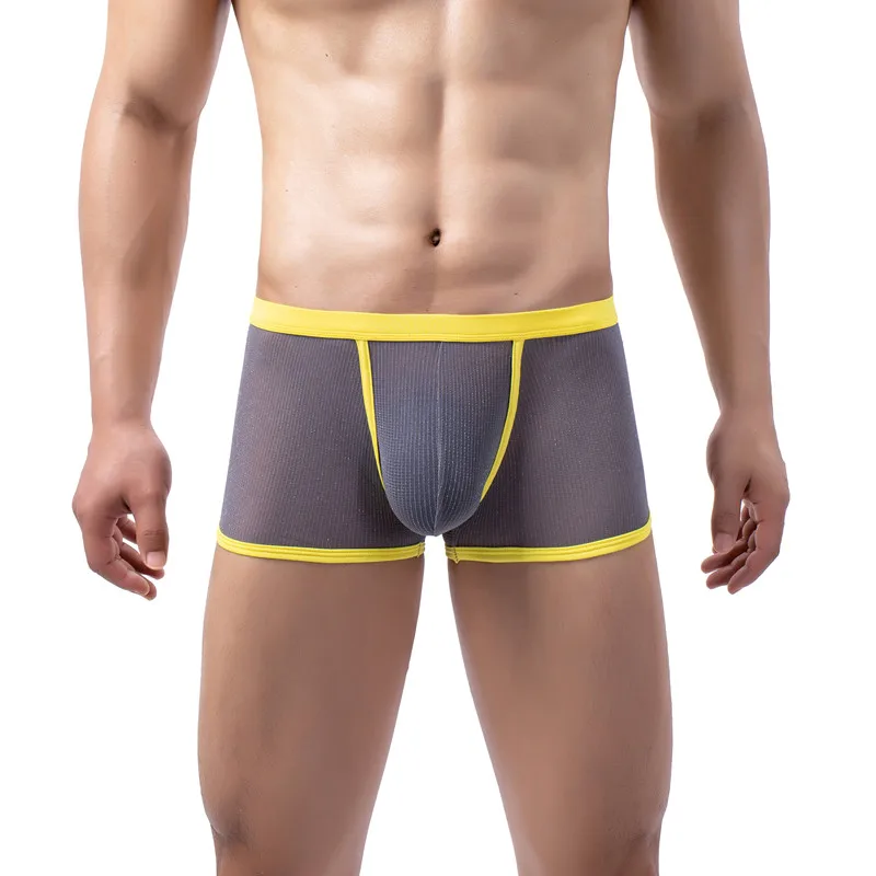 4pcs Golden Dot Boxer Men's Breathable Boxers Comfortable Male Underpants Solid Full Transparent Pants Sexy Buttocks Underwear
4pcs Golden Dot Boxer Men's Breathable Boxers Comfortable Male Underpants Solid Full Transparent Pants Sexy Buttocks Underwear
