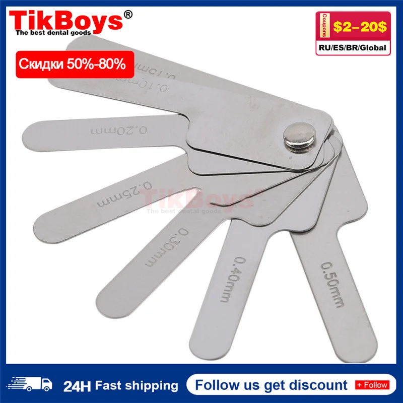 Oral Dental Interproximal measuring ruler Measure Tooth Gap Stainless Steel Reciprocating IPR System Orthodontic Treatment
Oral Dental Interproximal measuring ruler Measure Tooth Gap Stainless Steel Reciprocating IPR System Orthodontic Treatment