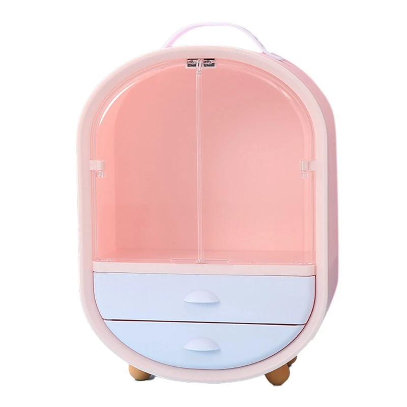 Cosmetic Storage Box Large Capacity Portable Dustproof Desktop Skin Care Products Jewelry Double Door Storage Box
Cosmetic Storage Box Large Capacity Portable Dustproof Desktop Skin Care Products Jewelry Double Door Storage Box