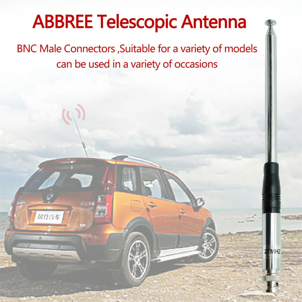 27Mhz BNC Telescopic 23/130cm Antenna For Handheld/Portable CB Walkie Talkie Uniden Maxon President Anytone CB Radio Walki
27Mhz BNC Telescopic 23/130cm Antenna For Handheld/Portable CB Walkie Talkie Uniden Maxon President Anytone CB Radio Walki