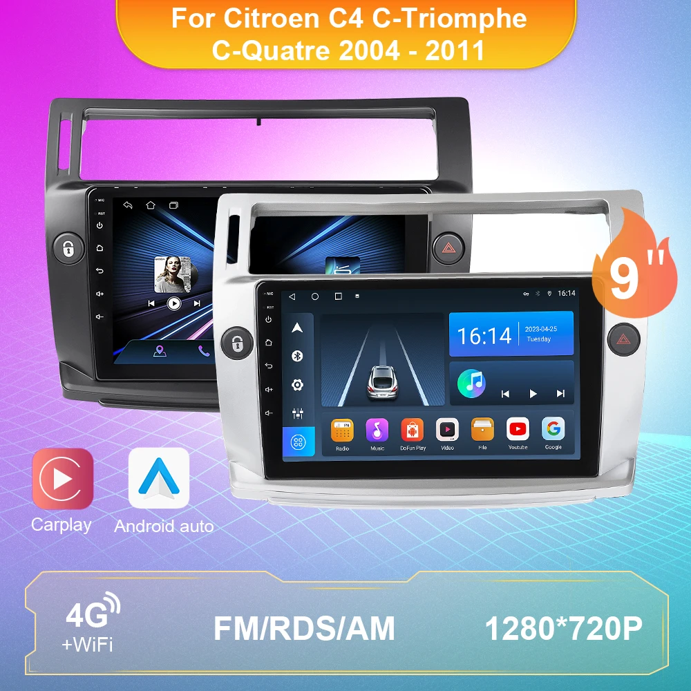 Автомобильный радиоприемник на Android 10,0 для Citroen C4 C-Triumph C-четыре 2004-2014 мультимедийный видеоплеер 4G Carplay RDS DSP GPS навигация
Автомобильный радиоприемник на Android 10,0 для Citroen C4 C-Triumph C-четыре 2004-2014 мультимедийный видеоплеер 4G Carplay RDS DSP GPS навигация