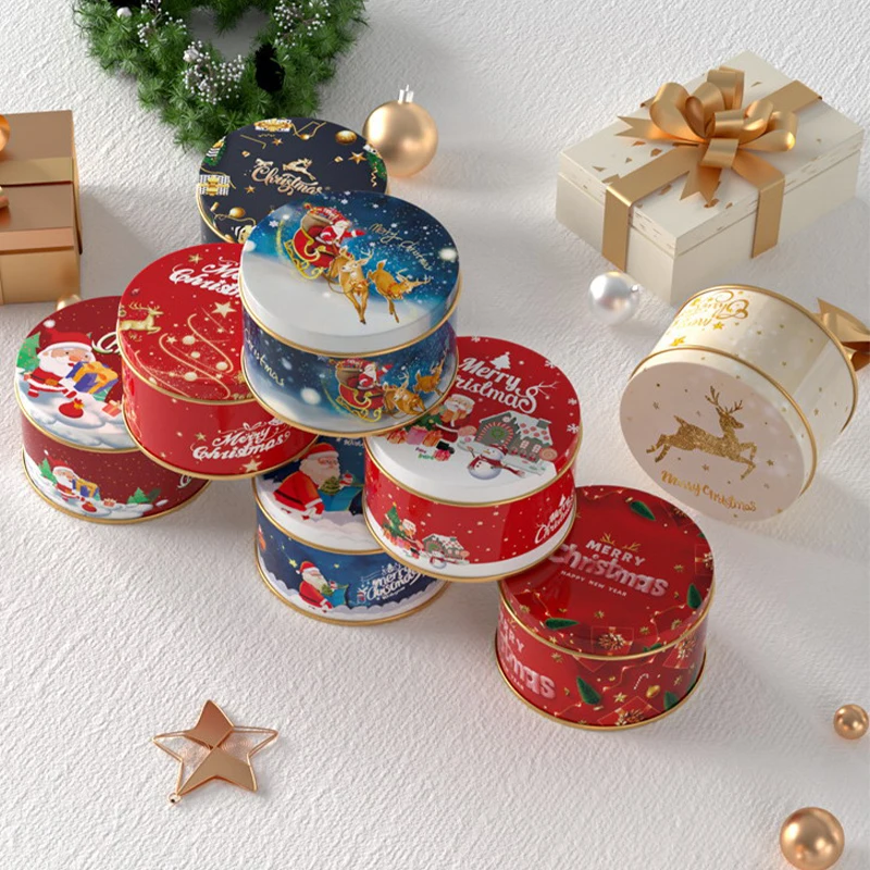 New Christmas Old Man Candy Tins Decorative Round Tinplate Boxes Xmas Cookie Packaging Jar Candle Containers Candy Box Gift
New Christmas Old Man Candy Tins Decorative Round Tinplate Boxes Xmas Cookie Packaging Jar Candle Containers Candy Box Gift
